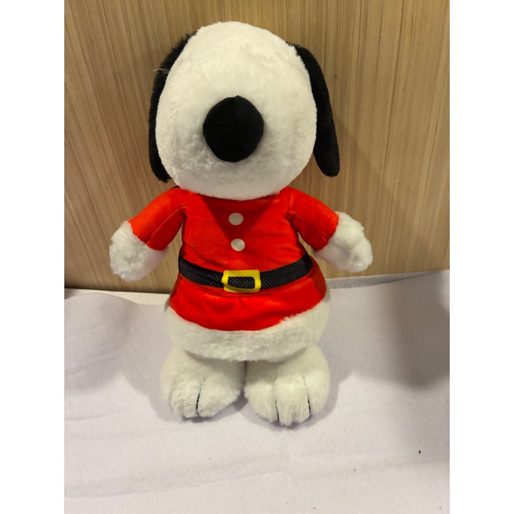 Peanuts Snoopy Santa Claus Christmas Plush Stuffed Animal 12 Inch Kids Preferred